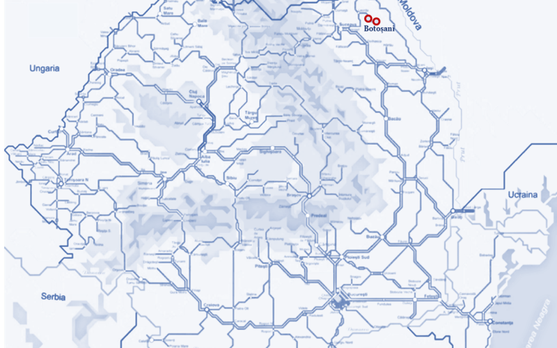 Harta proiect - etapa II SRCF IASI